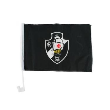 Imagem de Bandeira Haste Plástico Vidro Carro   Vasco - Mileno
