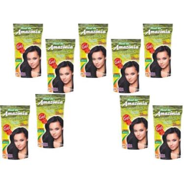 Imagem de Amazonia Preto Medio (Preto Natural) Hene em Gel 180gr Divina Dama Pou