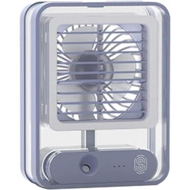 Imagem de Ventilador Umidificador Aguá De Mesa Touch Led 3 Velocidades Verao Car