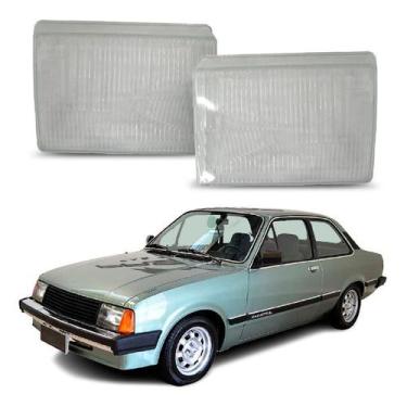 Imagem de Par Lente Do Farol Dianteiro Chevette 1.6 1984 A 1987 - RCD