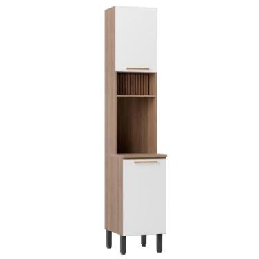 Imagem de Armário de Cozinha Paneleiro 2 Portas Topázio 40cm - Telasul, BRANCO/M
