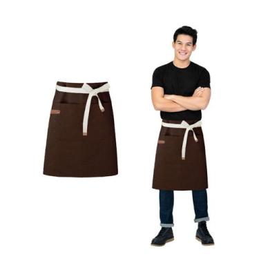 Imagem de Avental de Cintura Marrom Cafeteria Bar Pub Barbearia 10un - CASACHA