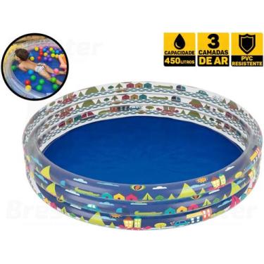 Imagem de Piscina Inflável Banheira Infantil Redonda 450 Litros - Mor 1.52mX30cm