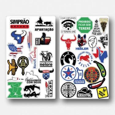 Imagem de Adesivo Autocolante Stickers Country Campo Coleção 3 - Império da Impr