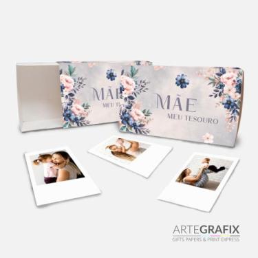 Imagem de Caixa Foto Polaroid Dia das Mães - Artegrafix, roxo