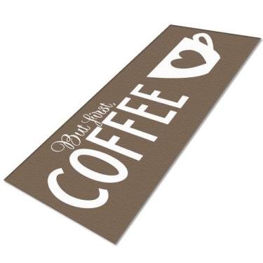 Imagem de Passadeira Para Cozinha Coffee 160x50 Antiderrapante - Style Brazil, M