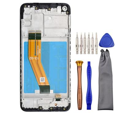 Imagem de (Versão dos EUA) Digitalizador sensível ao toque com tela de substituição para Samsung Galaxy A11 SM-A115U Preto 6,4 polegadas