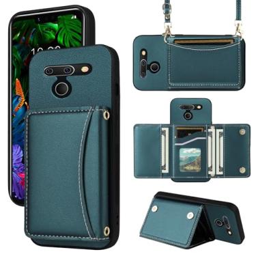Imagem de Furiet Capa carteira para LG G8 ThinQ com alça transversal de couro PU premium porta-cartões à prova de choque acessórios de corpo inteiro capa para celular para LGG8 Thin Q G 8 LG8 G8thinq LGG8thinq