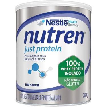 Imagem de Nutren Just Protein Nestlé 280g 100% Whey Isolado Formação de Musculo 