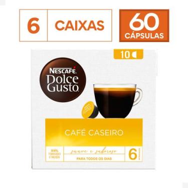 Imagem de Combo 60 Cápsulas Café Caseiro Dolce Gusto