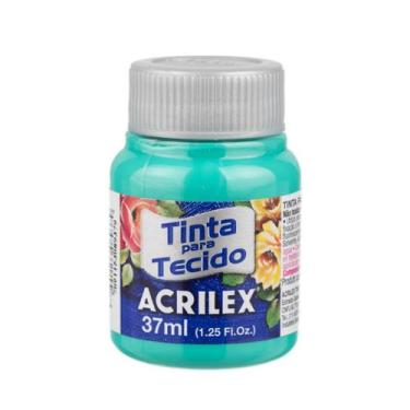 Imagem de Tinta Acrilex Para Tecido 37 Ml Fosca - Metallica Acessórios, Verde Co
