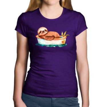 Imagem de Baby Look Algodão Ursinho Panda Relaxando Na Piscina - Foca na Moda, R