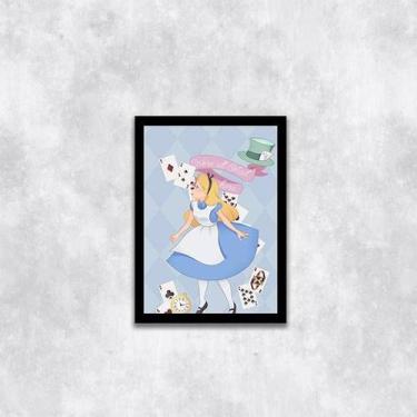 Imagem de Quadro Alice no País das Maravilhas 24x18cm - com vidro - Quadros On-l
