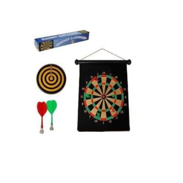 Imagem de Jogo De Dardos Magnetico Duplo Face 40x32cm - Abelhinha Presentes