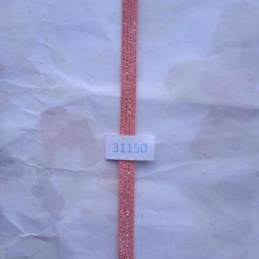 Imagem de 1 metro elástico luréx chato  7mm Salmão  31150 001 - elastan