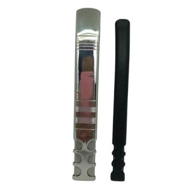 Imagem de Kit tereré bomba v8 tela inox 19 cm preta + bomba super premium extra 