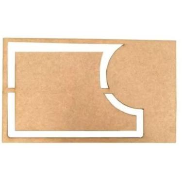 Imagem de Gabarito Molde Personalizado Para Tábua Mdf Cru De 6mm 50X30 - AGV Cri