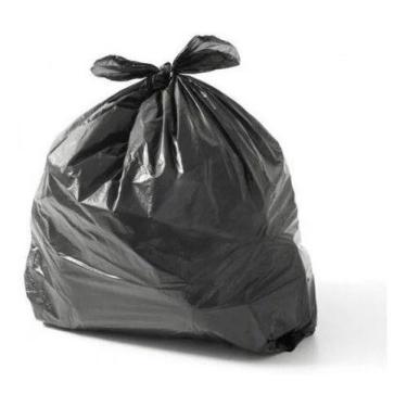 Imagem de Saco De Lixo Reforçado Preto 40 Litros - (50 Unidades) - HIGIPACK