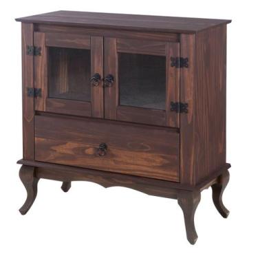 Imagem de Aparador 02 Portas 01 Gaveta Madeira Cadiz - Denk, Imbuia