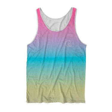 Imagem de Blusa Regata Masculina Estampa Full Degradê Azul Casual - W2 STORE, Ro