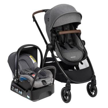 Imagem de Carrinho com Bebê Conforto e Base Travel System Anna³ Trio Select Grey - Maxi-Cosi