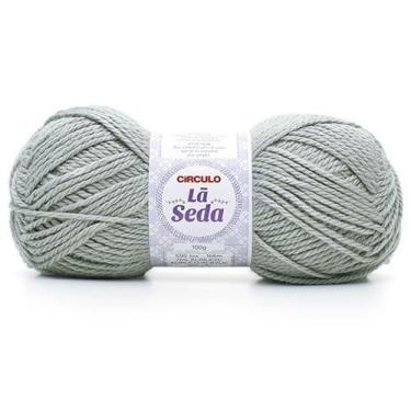 Imagem de Lã Seda Círculo 100g - Acrílico e Lã Natural, 8471 NEVOEIRO