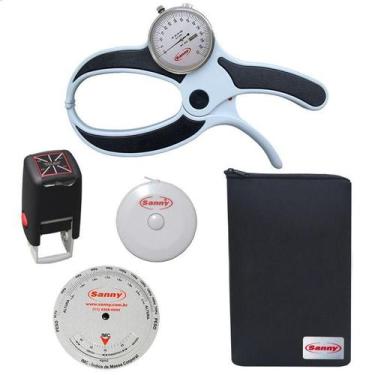 Imagem de Combo Adipômetro / Plicometro Científico Leitura Direta Sanny - COM AN