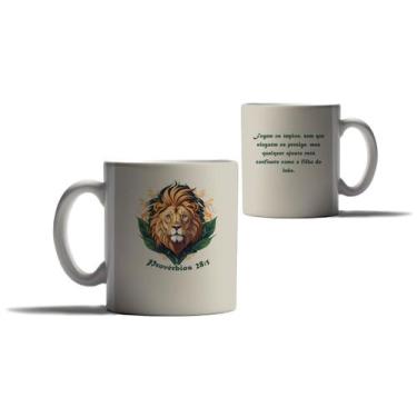 Imagem de Caneca Personalizada Versiculos Biblicos Deus Leão de Judá 1 - Enjoy S