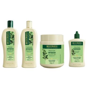 Imagem de Kit Antiqueda Bio Extratus Jaborandi Alecrim Quilaia 500ml