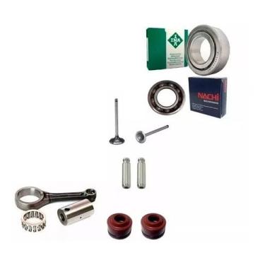 Imagem de Biela Titan 150 Fan Rolamentos Virabrequim Válvulas Guias - METAL LEVE