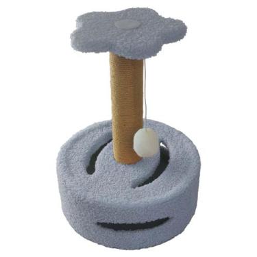 Imagem de Arranhador para Gatos Interativo Bola Brincadeira Arranhar Brincar Pet