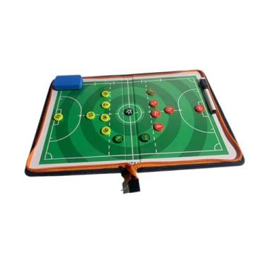 Imagem de rockible Placa de treinamento de futebol prancheta de futebol placa tática placa de treinadores de futebol para técnicas, Verde Escuro