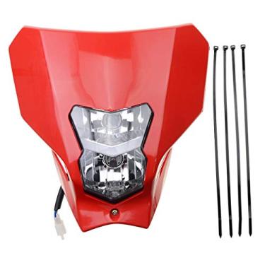 Imagem de GOOFIT Farol H7 12V 35W Vermelho para Motocicletas CRF450XR, CRF450L, CRF450X, CRF450 2019-2020