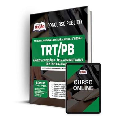 Imagem de Apostila TRT-PB - Analista Judiciário - Área Administrativa - Sem Espe
