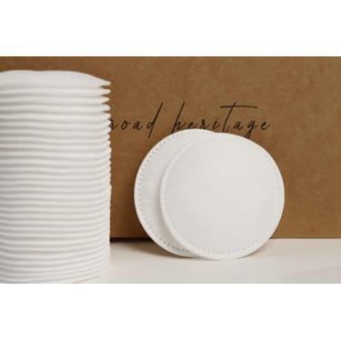 Imagem de SilkRoad Heritage Simply Soft Cotton Rounds, Discos De Algodão Puro, Discos Removedores De Maquiagem, Discos Faciais Sem Fiapos E Absorventes Para Cuidados Com A Pele, 200 Unidades (Pacote Com 1)