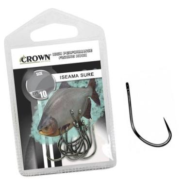 Imagem de Anzol Crown Iseama Sure Black Nº 16 - 10 Peças