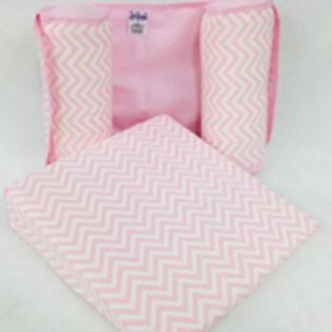 Imagem de Travesseiro Anti-refluxo De Carrinho+rolinho Segura Bebe Rosa - Nara B