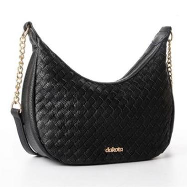 Imagem de Bolsa Transversal Dakota Tramada e Alça Longa Ajustável DK165 Cor:;Tamanho:Único;Gênero:Feminino-Feminino