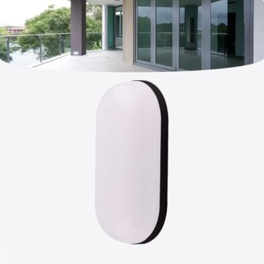 Imagem de Luminária Arandela Tartaruga LED Light Preta, 8W, 3000K, Branco Quente, IP65, Sobrepor, Bivolt, Iluminação Interna e Externa