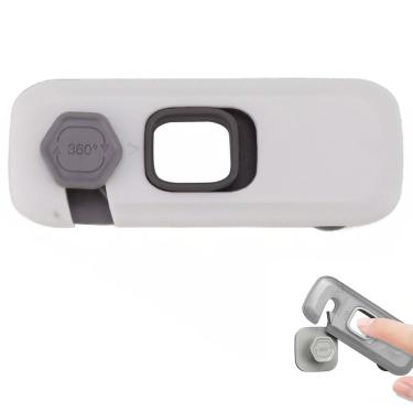 Imagem de Fechadura Trava de Segurança Gaveta Armario Geladeira Protege Criança Bebe Infantil Porta Janela Evita Acidente Resistente Multiuso