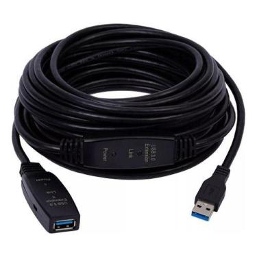 Imagem de Cabo Extensor Usb Amplificado Versao 3.0 Ativo 20 Metros - Lotus