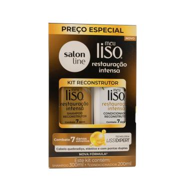 Imagem de Salon Line Meu Liso Reconstrutor Kit Shampoo Condicionador