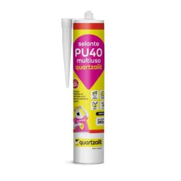 Imagem de Adesivo Selante Cola PU40 Multiuso Preto 360g Quartzolit