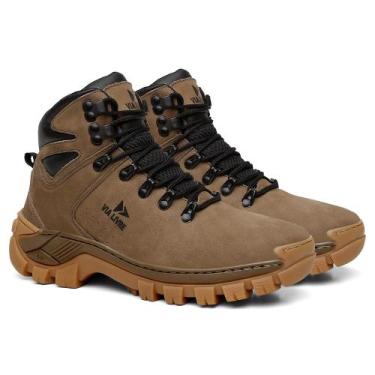 Imagem de Coturno Masculino Bota Arizona de Couro Látego Premium Cor Rato - Via 