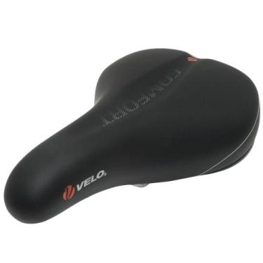 Imagem de Selim Velo Clv-e8218 Comfort com Mola Preto/vermelho, UNICO