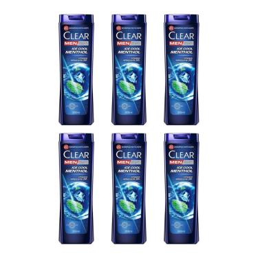 Imagem de Shampoo Clear 200Ml Ice Cool Menthol-Kit C/6Un