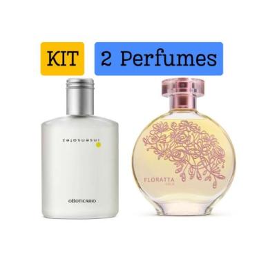 Imagem de Kit Ele/Ela 1 perfume Insensatez + 1 Perfume Floratta Gold - Mais vend