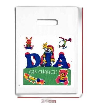 Imagem de 300 Sacolas Plásticas Personalizadas Branca 33x24cm - MOR