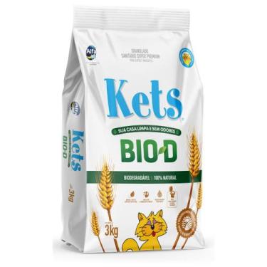 Imagem de Areia Higiênica Sanitária Super Prem Kets Bio-d Gato 3kg - GRANULADO V