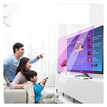Imagem de BDSHL Película protetora de tela de TV para monitor de 32-75 polegadas proteção ocular anti-luz azul, bloqueio de luz azul antirreflexo para monitor de TV de computador (Cor: Versão fosca, Tamanho: 65